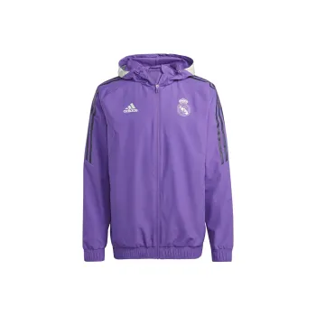 Adidas Herren Real Aw Jkt Jacket Jackets Coats Unisex Energetic Purple