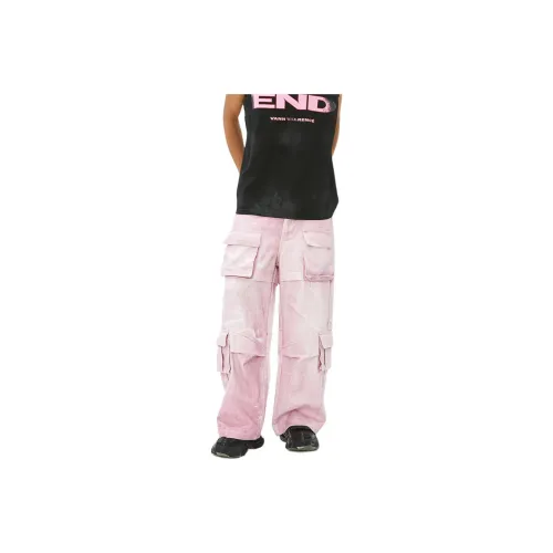 VANN VALRENCÉ Jeans Unisex Soft Pink