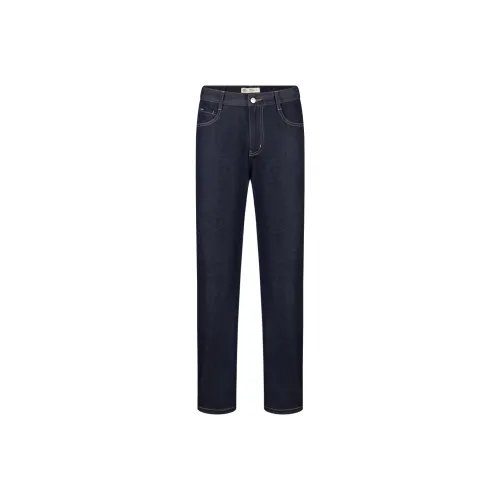 SEPTWOLVES Jeans Mens Deep Navy Blue