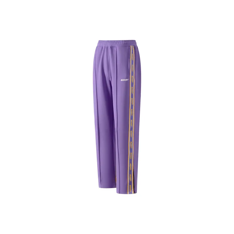 NERDY Knitted Sweatpants Unisex Purple-0