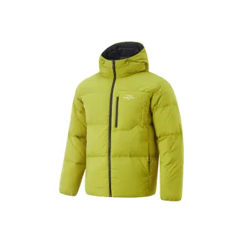 LiNing Fondue Down Series Down Jacket Men Water Moss Green