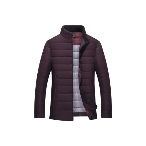 H YXIANG Puffer Jacket Men's Fuchsia