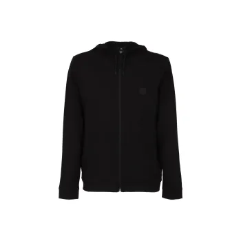 Paul Smith Logo Patch Zip Up Hoodie