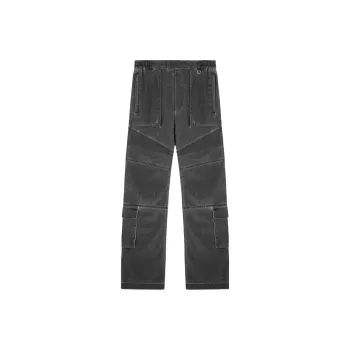 REPRESENT Cargo Pants Men Washed Black
