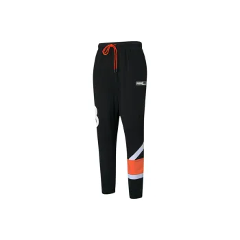 PUMA CLOUDSPUN Knitted Fabric Vintage Sweatpants Men's Black
