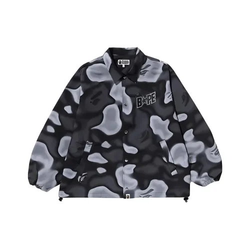 A BATHING APE Liquid Camo Bape Sta Relaxed Fit Coach Jacket