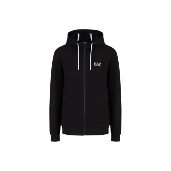 EMPORIO ARMANI Zip Up Drawstring Hoodie