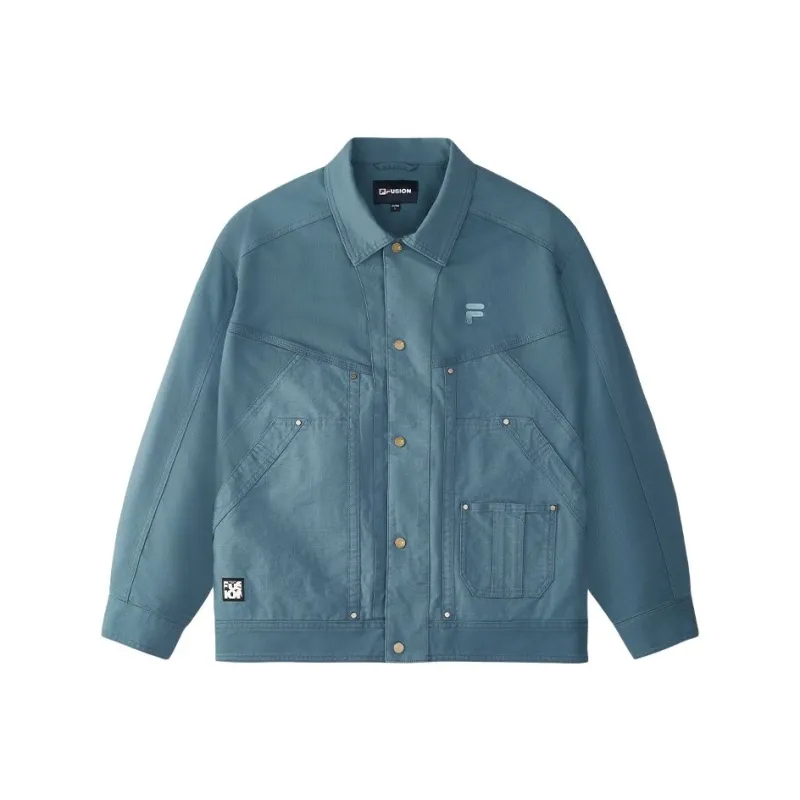 FILA FUSION WORKWEARFILA FUSION X Jacket Men's Dark Gray Blue-0