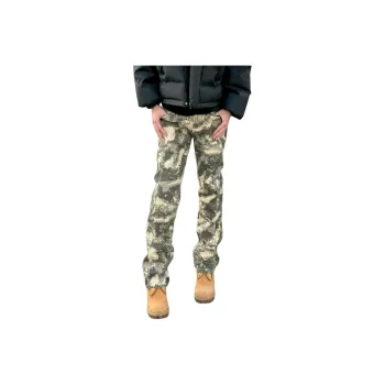 Menglaini Jeans Unisex Camouflage