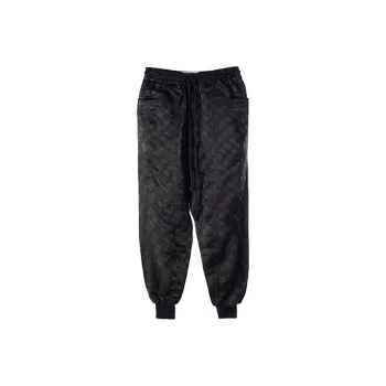 SONG FOR THE MUTE Knitted Sweatpants Men Black