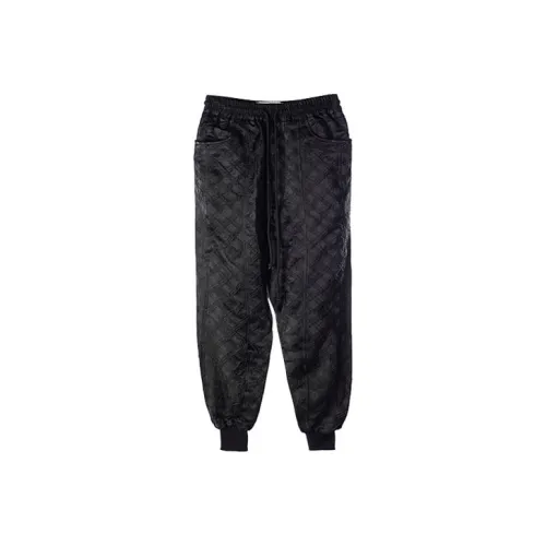 SONG FOR THE MUTE Knitted Sweatpants Men Black