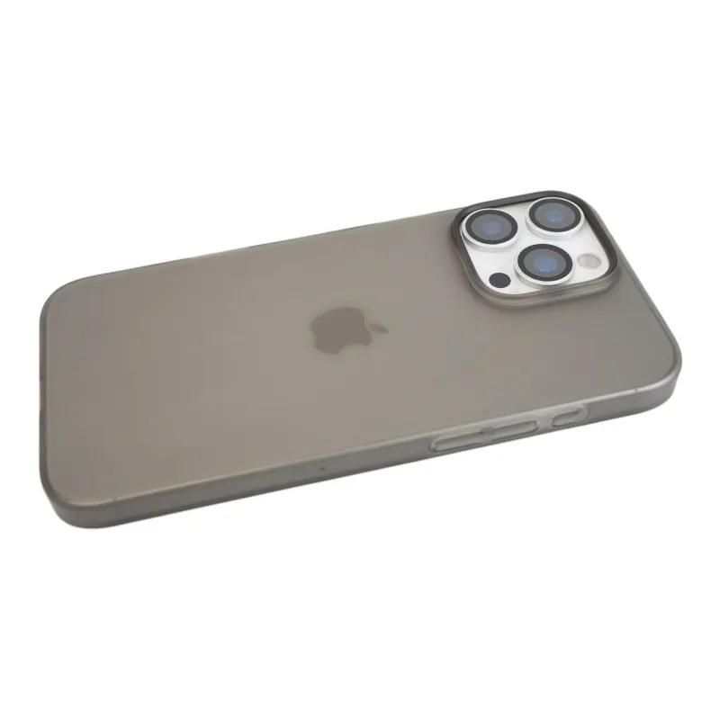 Sopi Acrylic Material Matte Extra Thin Transparent Phone Cases Compatible With IPhone 16/15 Pro Max/Apple 13/14 Pro/Max-7