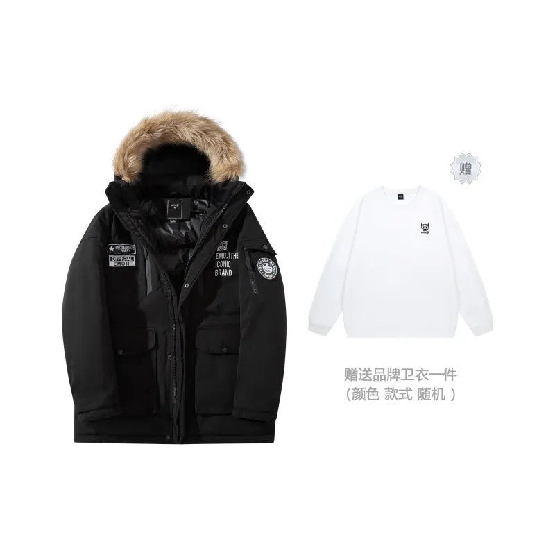 Emoji Winter Parka Coats Unisex-8