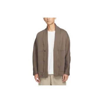 Nike Yoga Jackets Coats Men's Stone Gray/Black