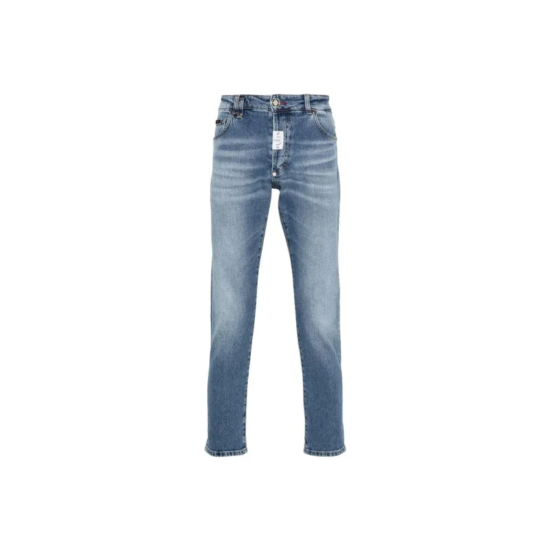 PHILIPP PLEIN Logo Patch Skinny Jeans-0
