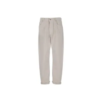 Brunello Cucinelli Straight Leg Turn Up Hem Jeans