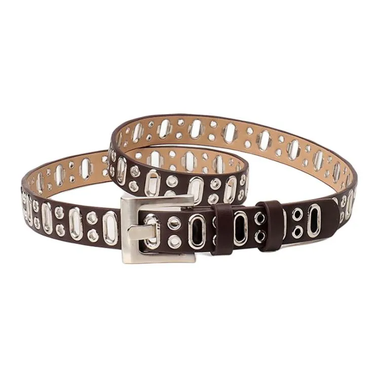 JEANSWEST PU Leather Belts Women's 2.4CM-3