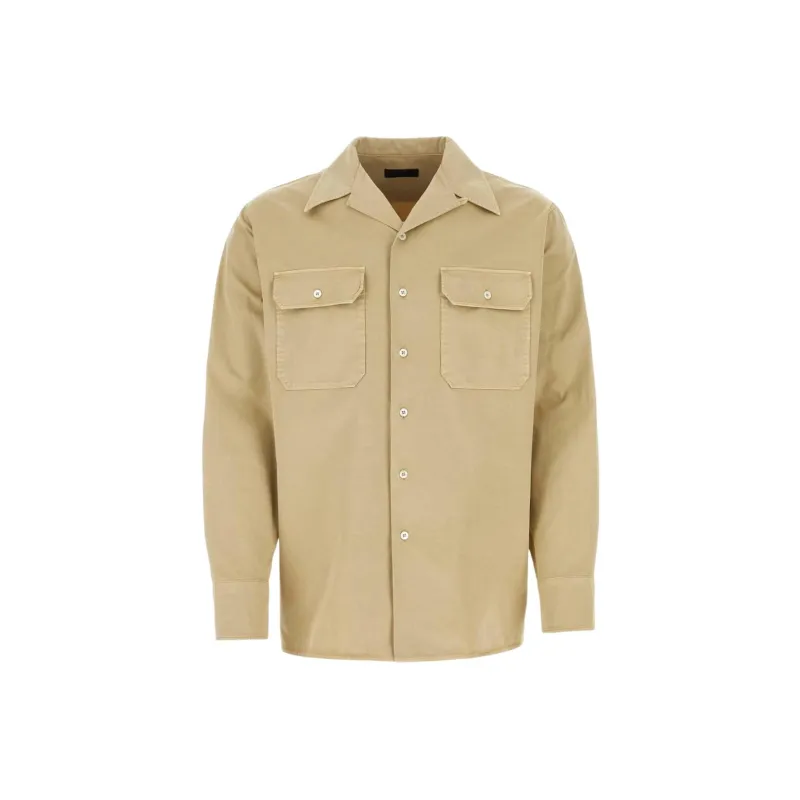 PRADA Flap Pocket Long Sleeved Shirt-0