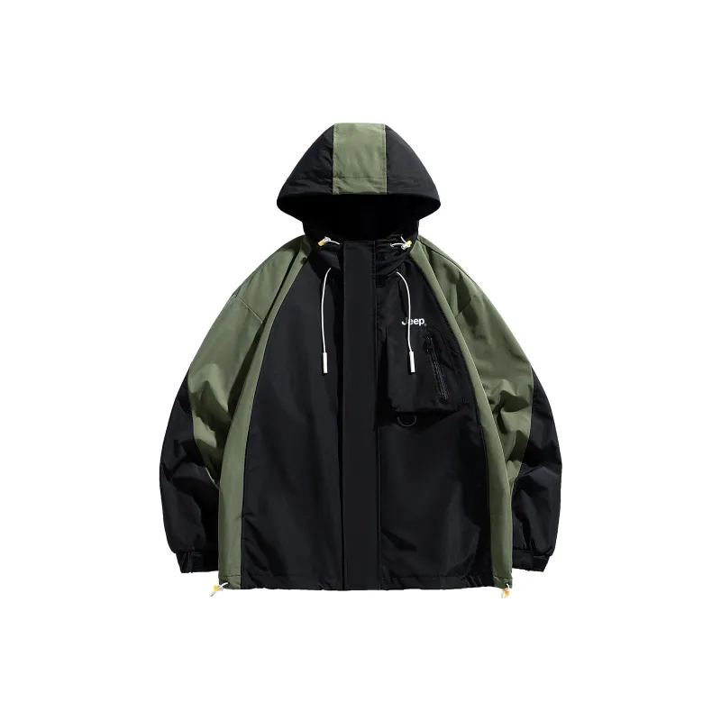 Jeep Jackets Coats Unisex Army Green-4