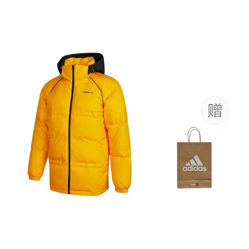 Adidas Down Jacket Unisex Bright Orange-yellow-0
