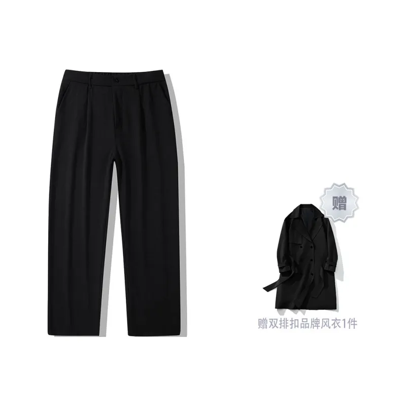 Freamve Straight Casual Pants Unisex-22