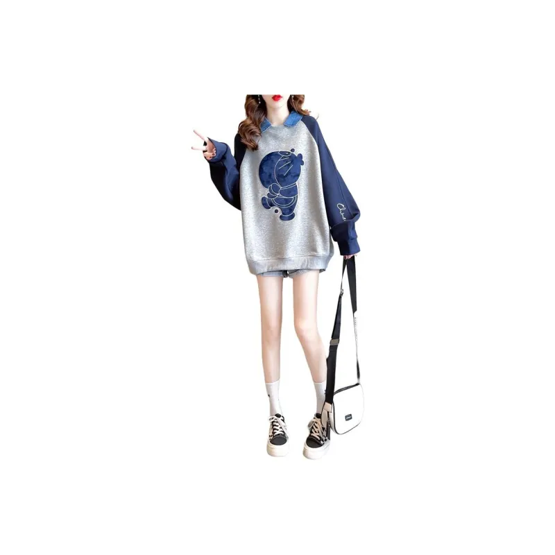 Flowers In Water Sweatshirt Women's-4