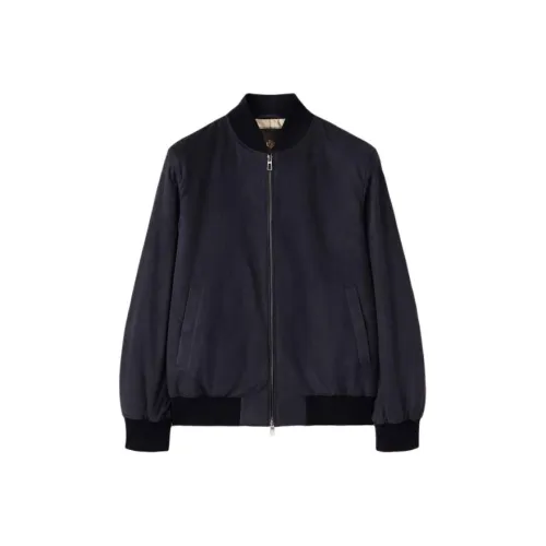 Loro Piana Bomber Jacket Jackets & Coats Men's Marine Blue