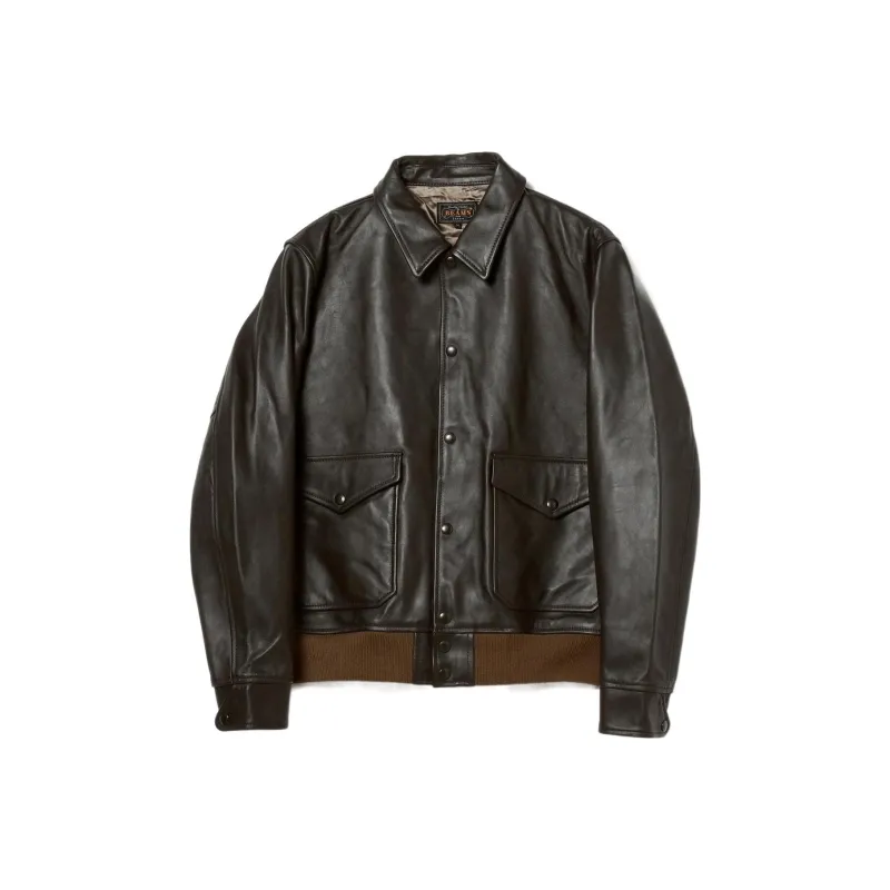 Beams Leather Jackets Men-7