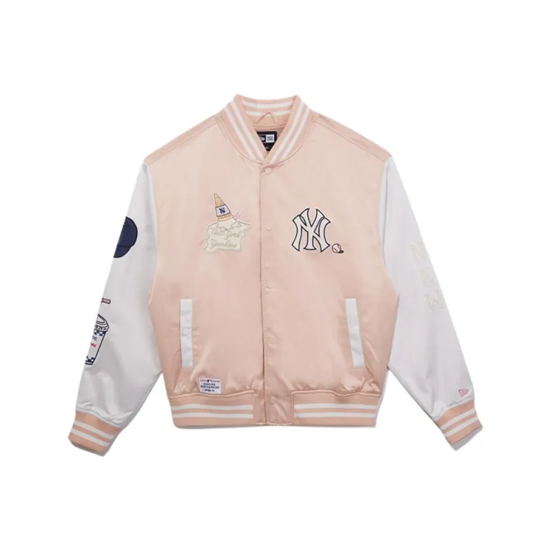 New Era New York Yankees Jackets Unisex Pink-0