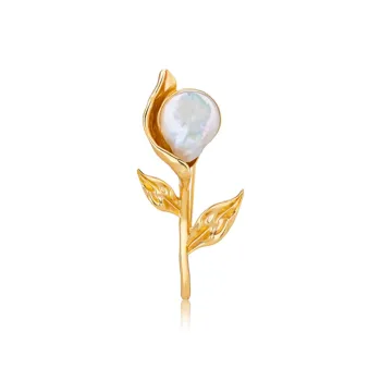 Mofei Pearl Brooches Unisex