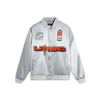 LiNing Skateboard Puffer Jacket Men's Mist Gray