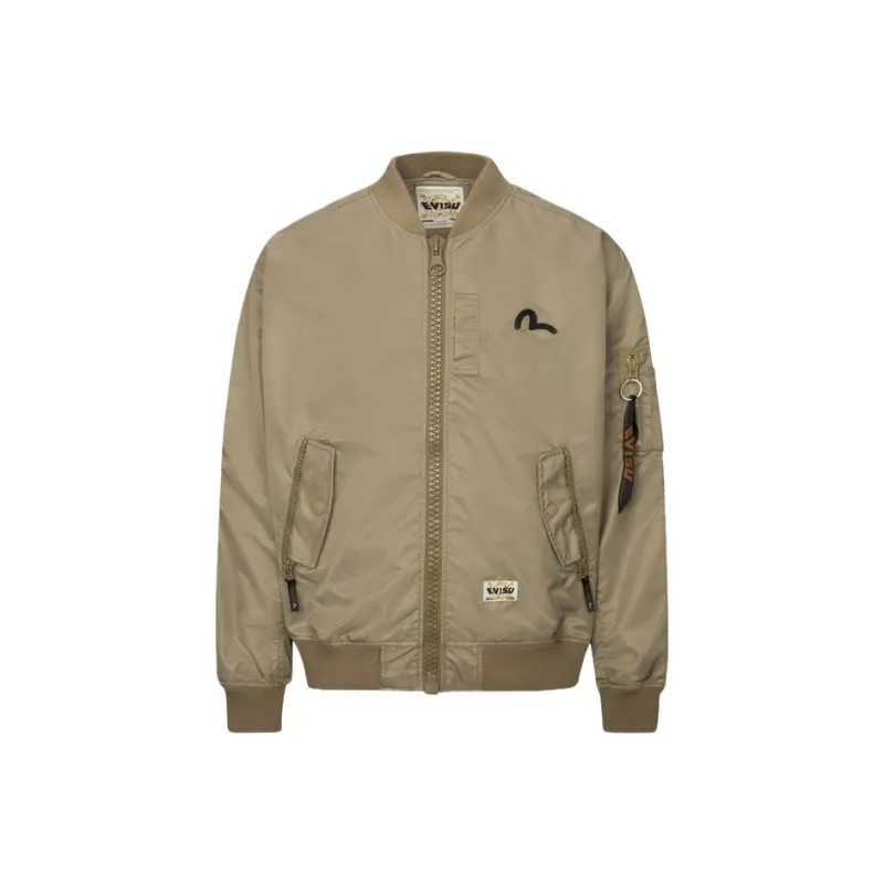 EVISU Logo-print Bomber Jacket-3
