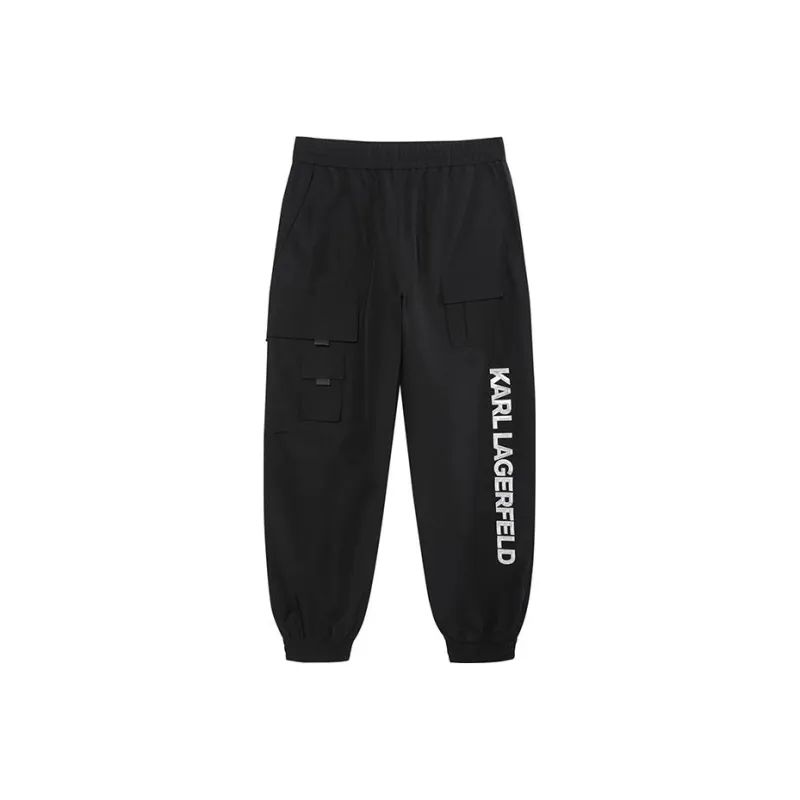 KARL LAGERFELD / Karl Lagerfeld Jeans Cargo Pants Unisex Black-0