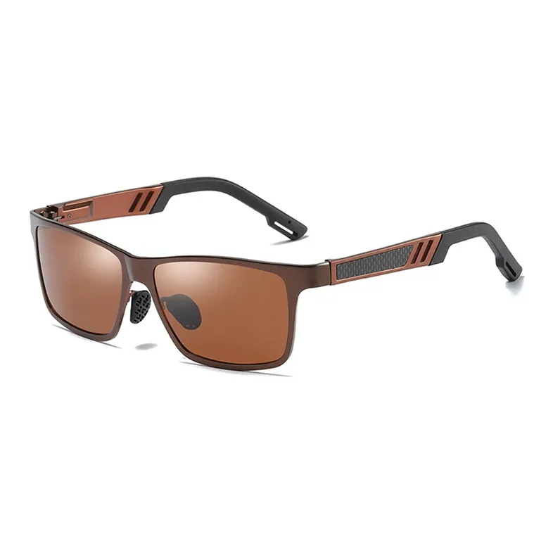 YUZHAOLIN Aluminum Magnesium Alloy Square Sunglasses Unisex-7