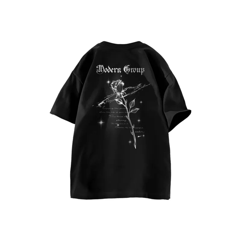 Warrior Huichao Cloud Sail Collection Drop Shoulder Sleeve T Shirt Unisex-15