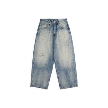 ZENGZHI Jeans Unisex Vintage