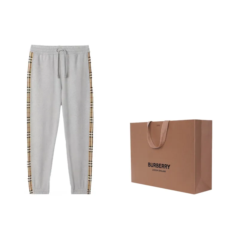 Burberry Casual Pants Men's Light Heather Gray-4
