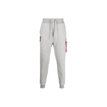 Alpha Industries FW22 Jogger Moderate Sweatpants Spring Summer Men's Light Gray