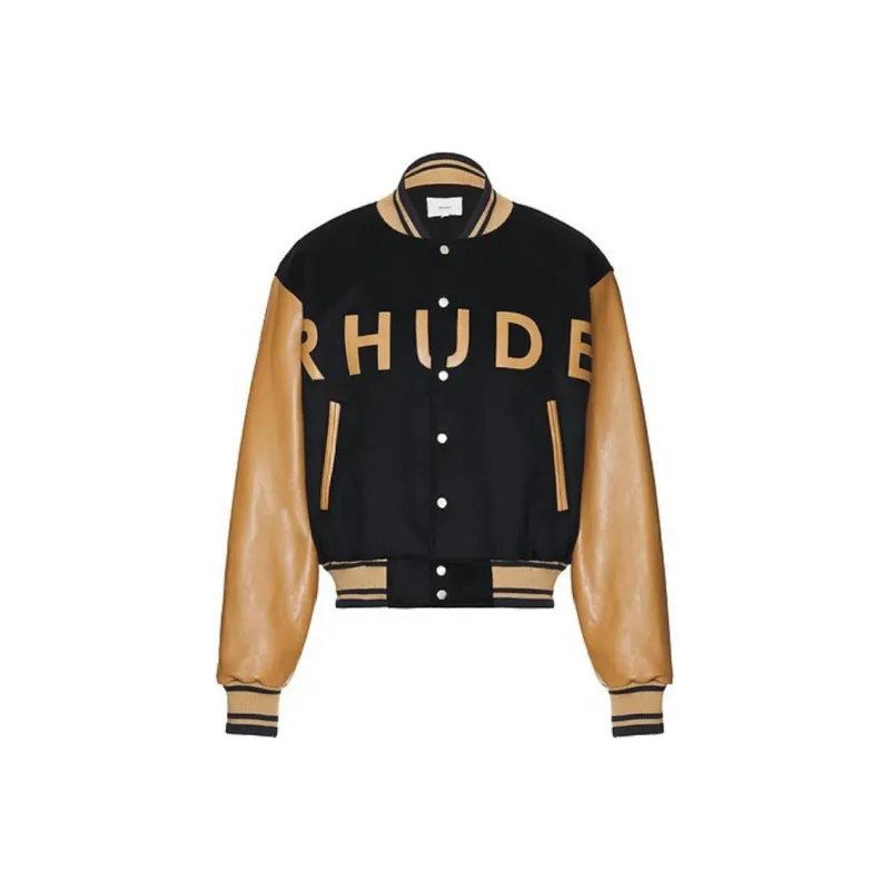 RHUDE Logo appliqué Bomber Jacket-0