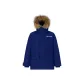 Cerulean (Three Proofings Mid-Length Large Fur Collar Upgraded)