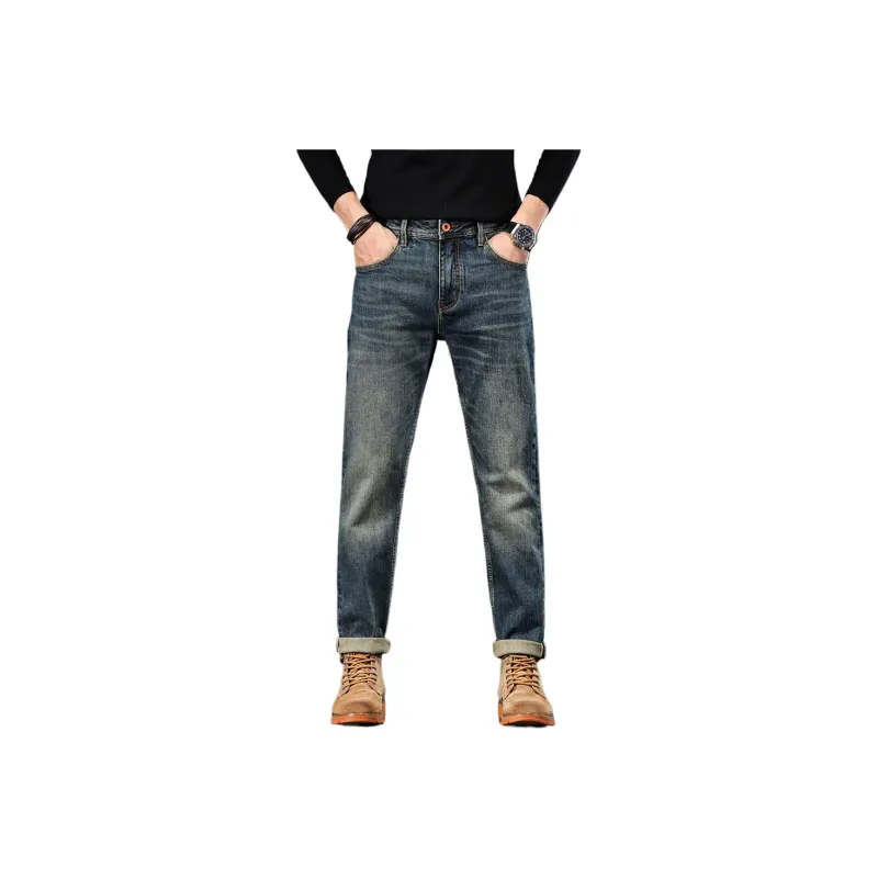 Devanro Jeans Men Blue-0