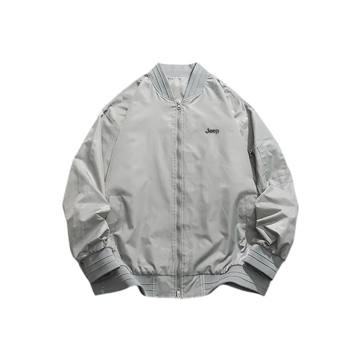 Jeep Preppy Style Loose Fit Drop Shoulder Sleeve Jackets & Coats Unisex-5