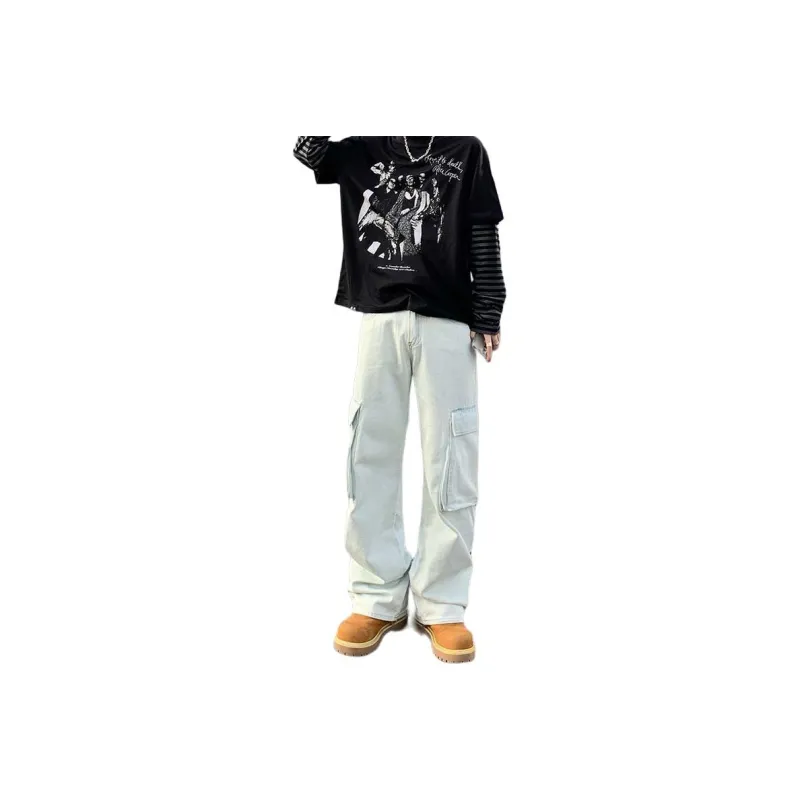 BLANC & ECLARE Jeans Men's Bleached-0