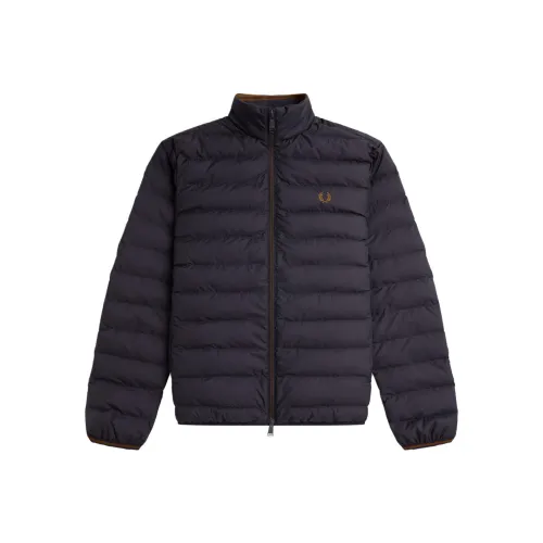 FRED PERRY Insulated Jacket Jackets Coats Men's Marine Blue
