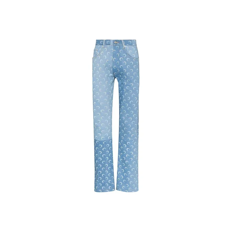 Marine Serre Jeans Men Blue-0