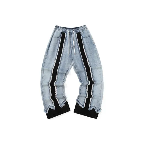 XINYINSU Jeans Unisex Couples Gift Box Yellow Mud