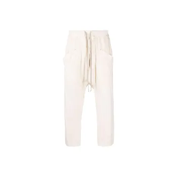 Rick Owens DRKSHDW Knitted Sweatpants Men White