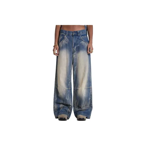 Jaded London Jeans Unisex Blue