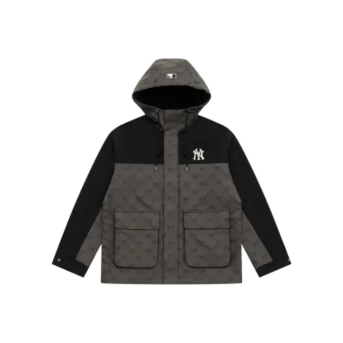 MLB MONOGRAM Collection New York Yankees SS25 Jacket Unisex Dark Charcoal Gray