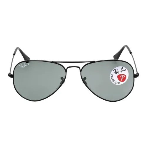 RayBan Metal Aviator Sunglasses Unisex Black